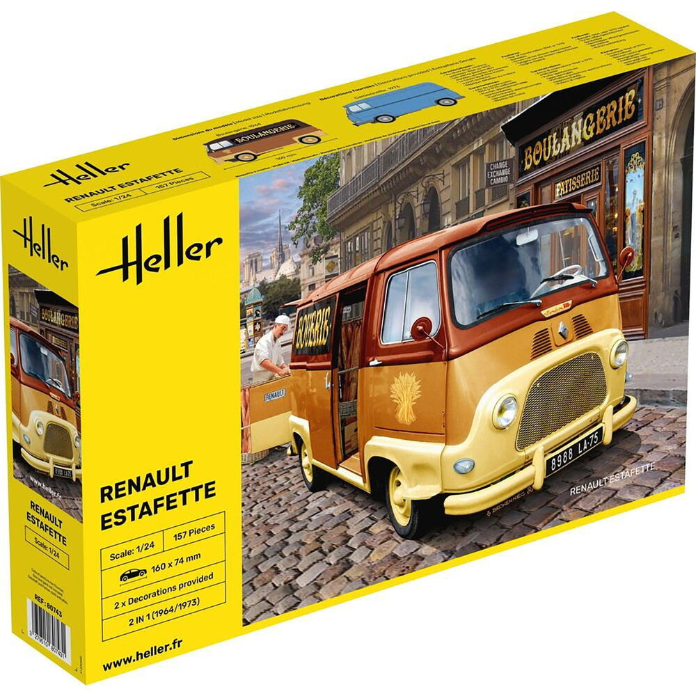 【新品即納】[PTM] (再販)1/24 ルノー エスタフェッテ プラモデル(HE80743) Heller(エレール)(20250131)
