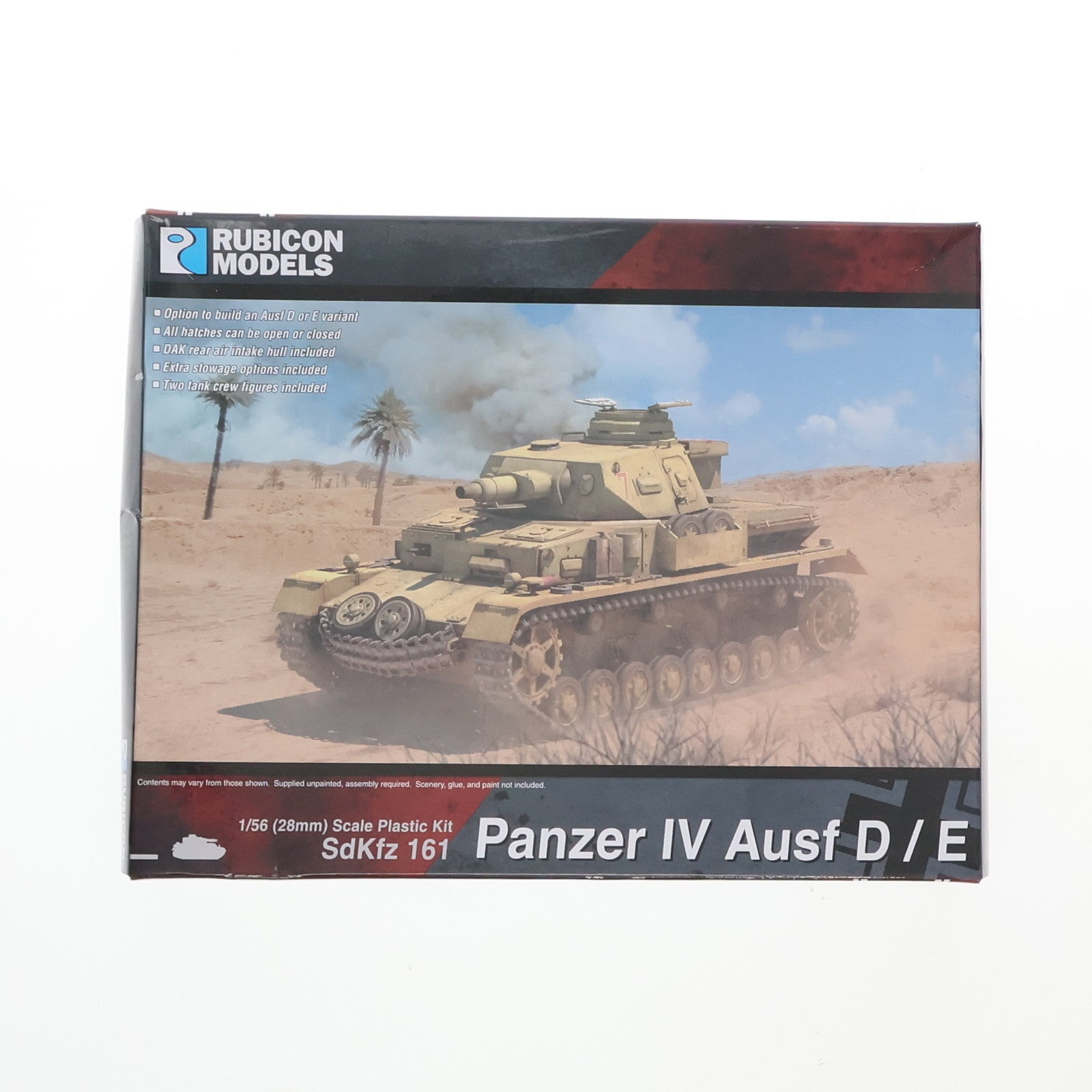 【中古即納】[PTM] 1/56 IV号戦車 D/E型 プラモデル(RB0076) RUBICON MODELS(ルビコンモデルス)(20191113)