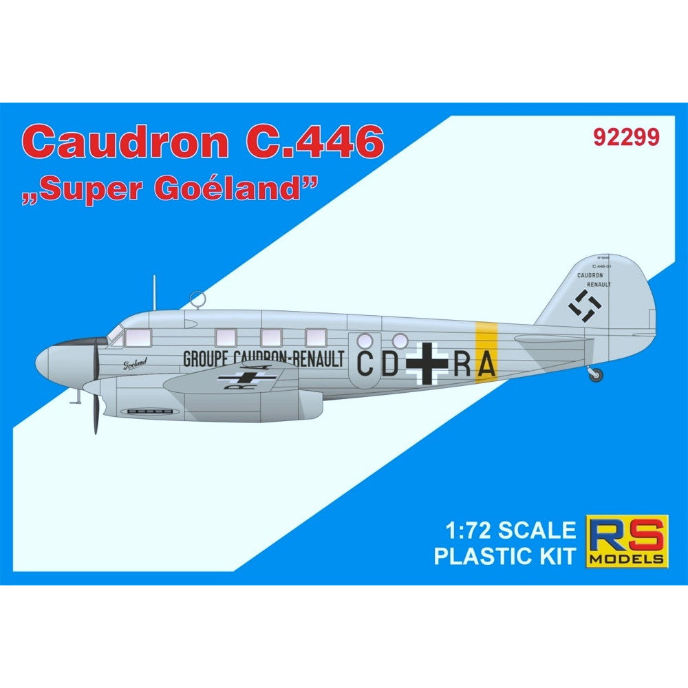 【新品即納】[PTM] 1/72 コードロン C-446 スーパーゴエラン プラモデル(92299) RS MODELS(20241130)