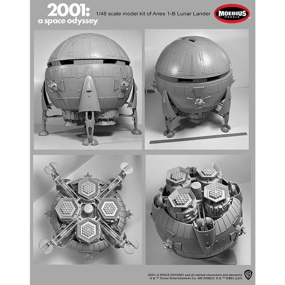 【新品即納】[PTM] (再販)1/48 アリエス号 2001年宇宙の旅 プラモデル(MOE2001-7) メビウスモデル(20241231)