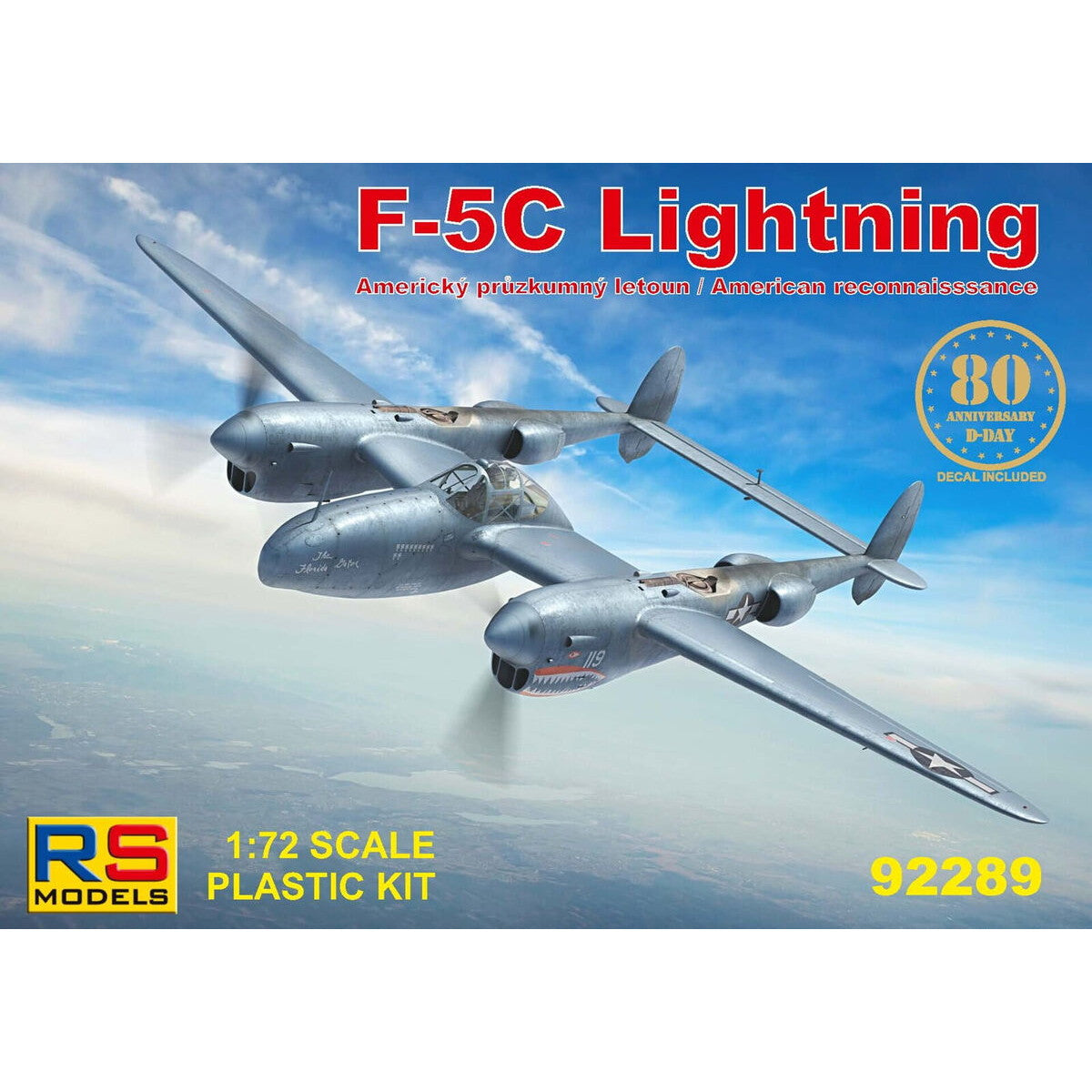 【新品即納】[PTM] 1/72 F-5C ライトニング プラモデル(92289) RSモデル(20241130)