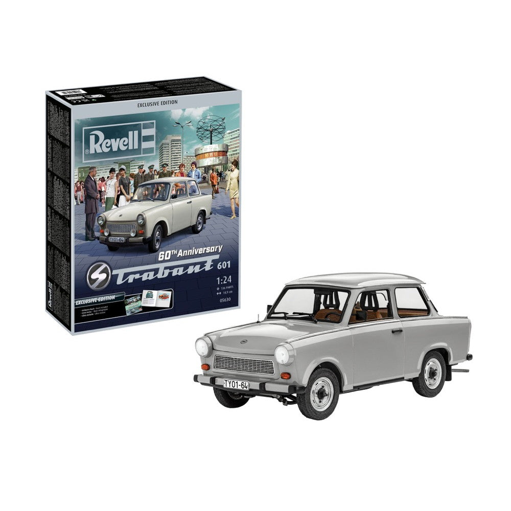 【新品即納】[PTM] 1/24 トラバント 601 60周年記念エクスクルーシブエディション プラモデル(05630) ドイツレベル(20250108)