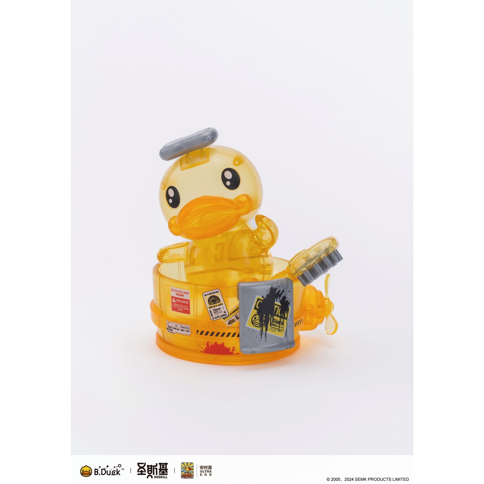 【新品即納】[PTM] SOSKILL×ULTRA EGG スパダック(SpaDuck) 19周年黒武士限定版 プラスチックモデルキット プラモデル SOSKILL(ソースキル)(20250331)