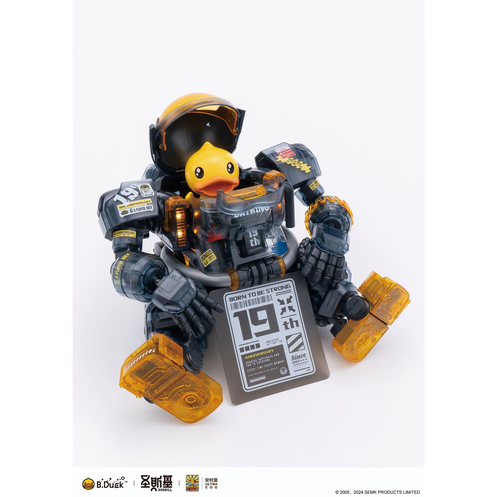 【新品即納】[PTM] SOSKILL×ULTRA EGG スパダック(SpaDuck) 19周年黒武士限定版 プラスチックモデルキット プラモデル SOSKILL(ソースキル)(20250331)