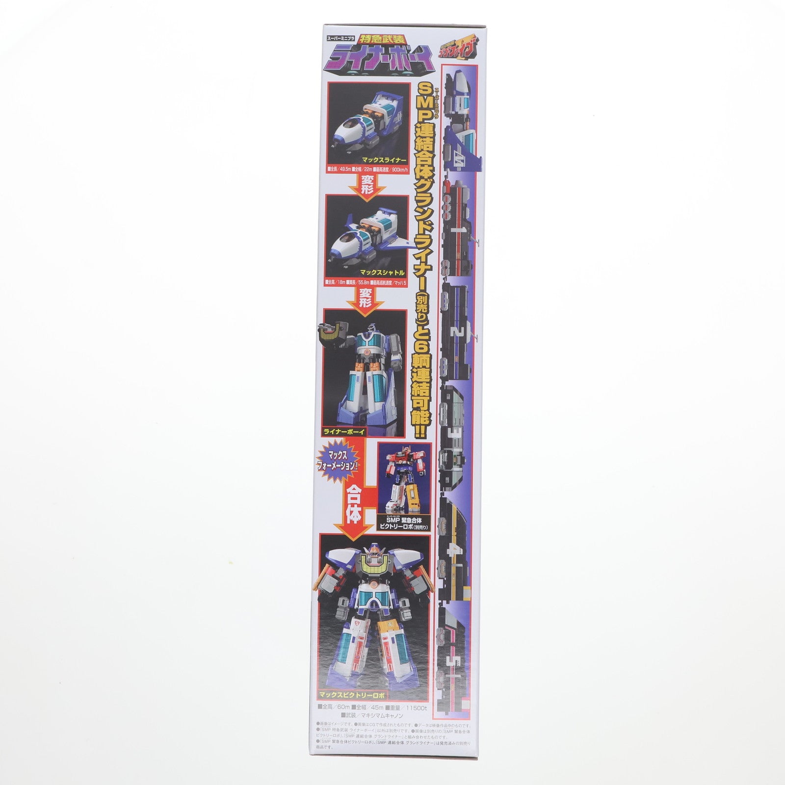 【中古即納】[PTM] (再販)(食玩) プレミアムバンダイ限定 スーパーミニプラ 特急武装 ライナーボーイ 救急戦隊ゴーゴーファイブ プラモデル バンダイ(20240930)