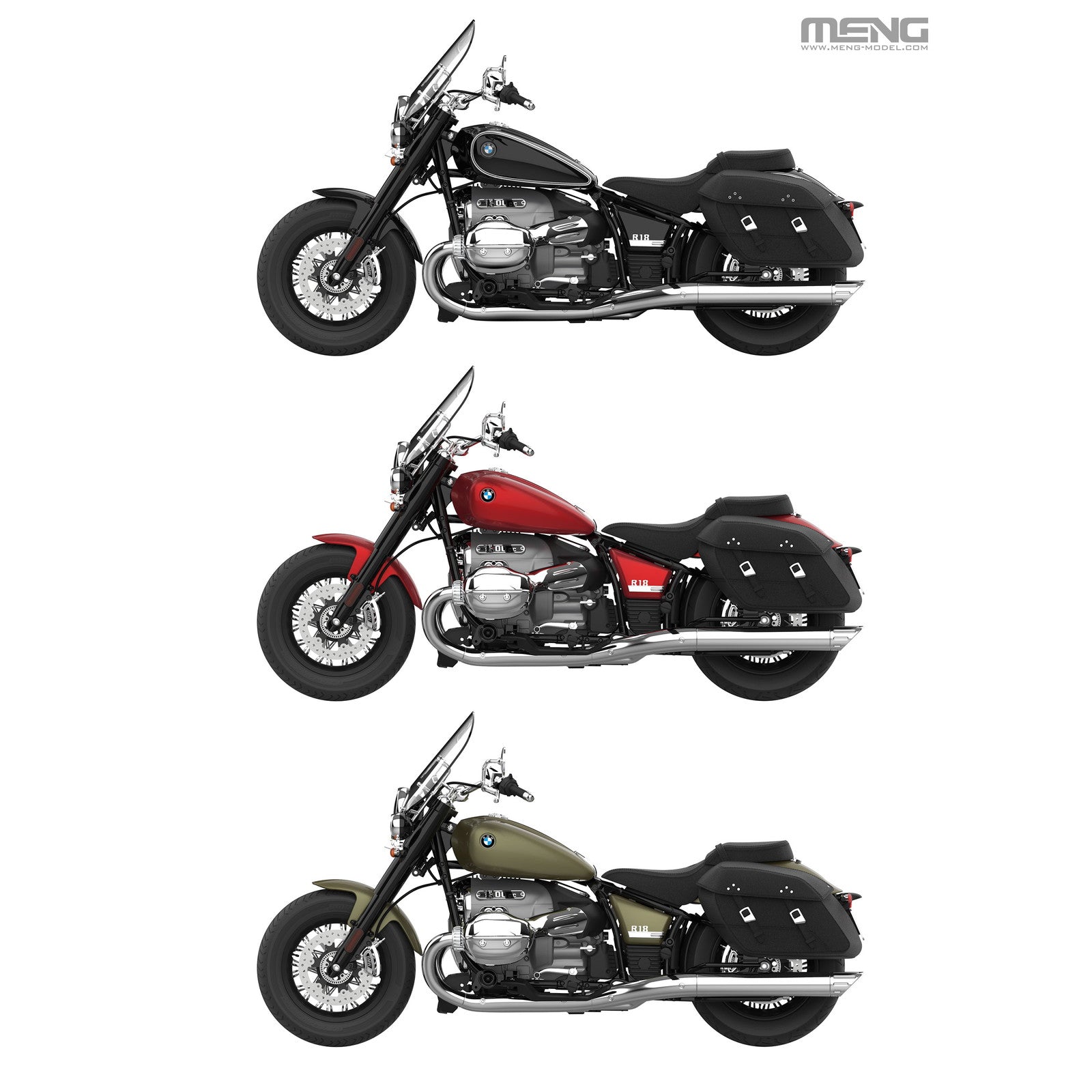 【新品即納】[PTM] 1/9 BMW R 18 クラシック プラモデル(MMT006) MENG Model(モンモデル)(20250131)
