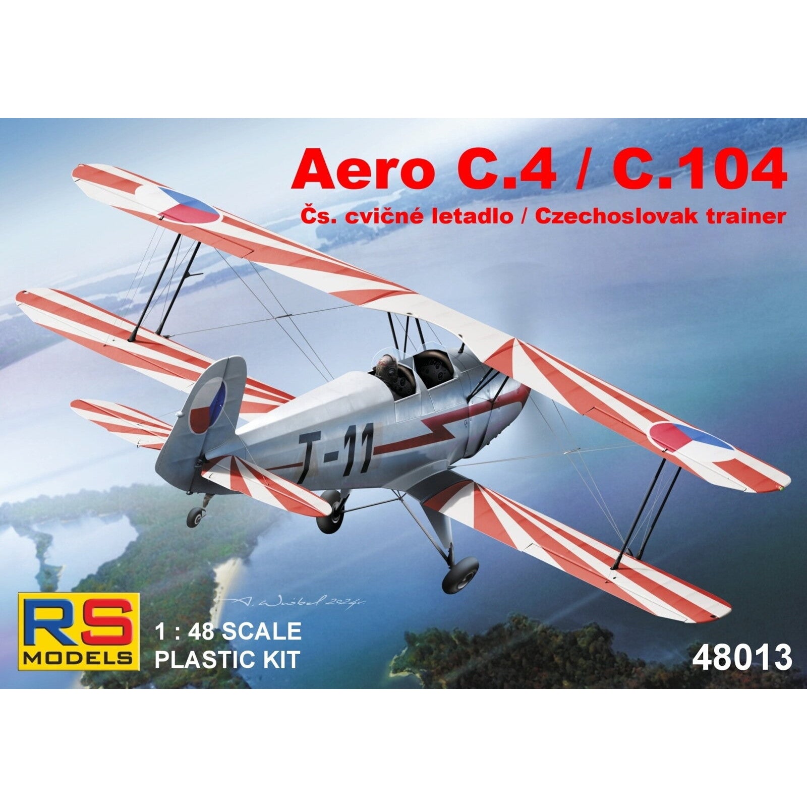 【新品即納】[PTM] 1/48 アエロ C4/C104 プラモデル(48013) RS MODELS(20241231)