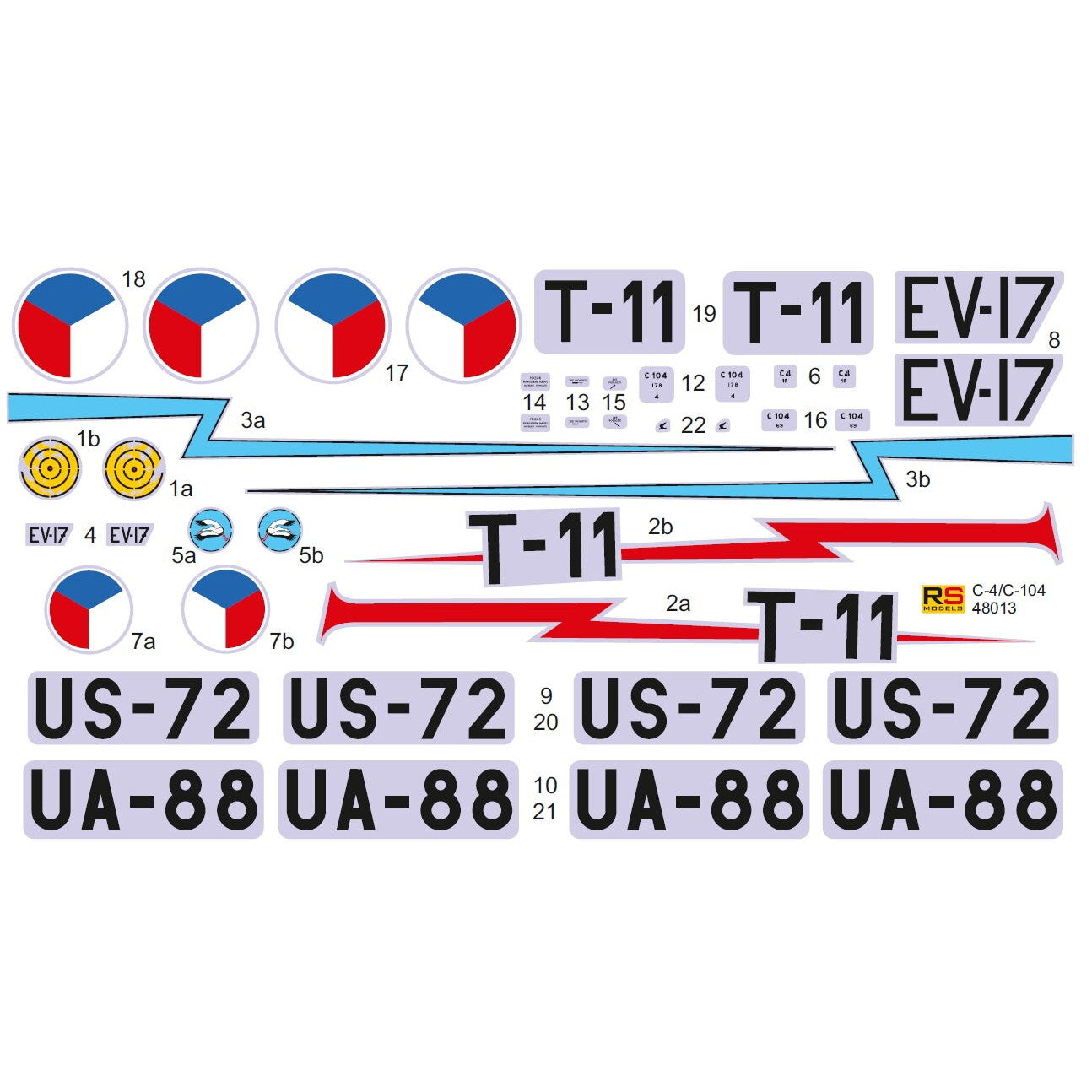 【新品即納】[PTM] 1/48 アエロ C4/C104 プラモデル(48013) RS MODELS(20241231)