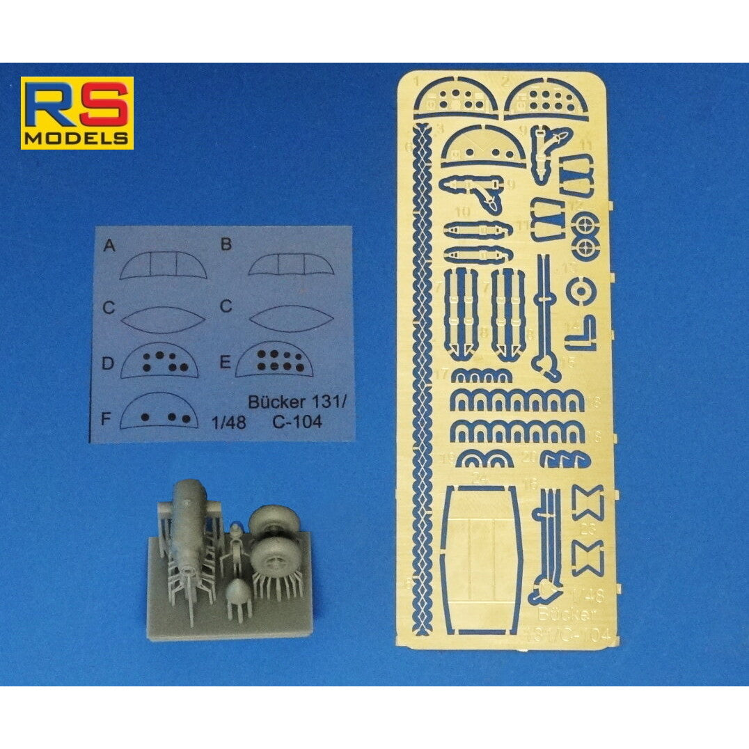 【新品即納】[PTM] 1/48 アエロ C4/C104 プラモデル(48013) RS MODELS(20241231)
