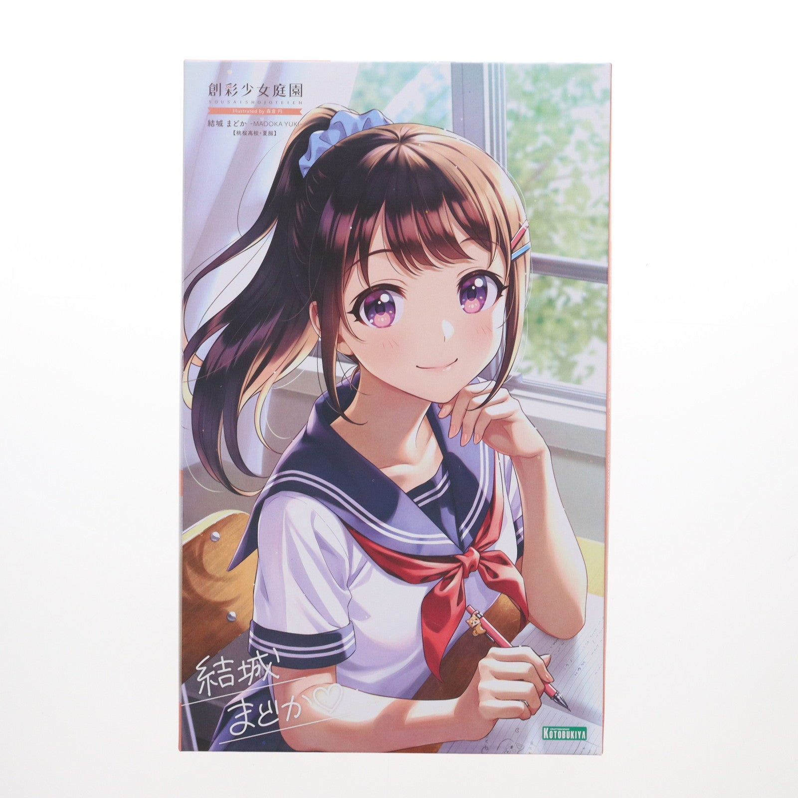 【中古即納】[PTM] HMV&BOOKS online限定特典付属 創彩少女庭園 1/10 結城まどか【桃桜高校・夏服】(ゆうきまどか) プラモデル(JK009) コトブキヤ(20220330)