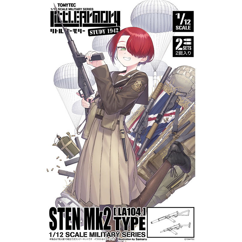 【新品即納】[PTM] LittleArmory(リトルアーモリー) LA104 1/12 ステンMk2タイプ プラモデル(330004) TOMYTEC(トミーテック)(20250331)