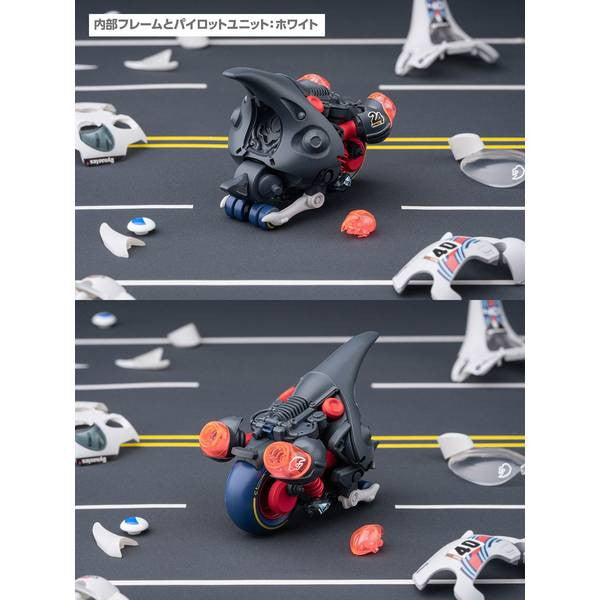 【新品即納】[PTM] LUNCH BOX 大兜丸 Dynastes ホワイト プラモデル(KM-099) 核誠治造(EARNESTCORE CRAFT/アニスコル)/ウェーブ(WAVE)(20250207)