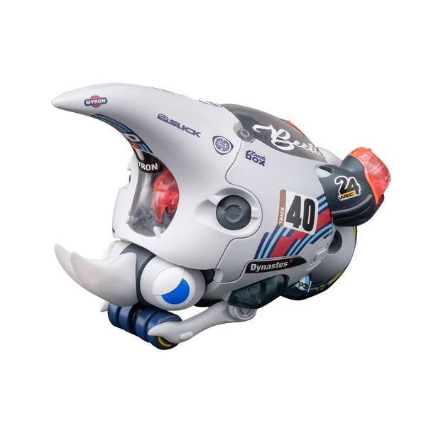 【新品】【お取り寄せ】[PTM] LUNCH BOX 大兜丸 Dynastes ホワイト プラモデル(KM-099) 核誠治造(EARNESTCORE CRAFT/アニスコル)/ウェーブ(WAVE)(20250207)