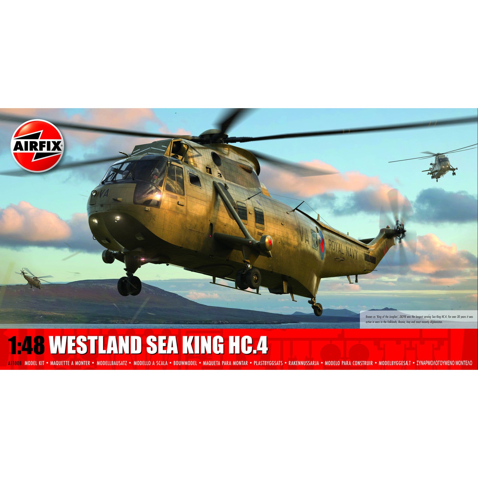 【新品即納】[PTM] 1/48 ウエストランド シーキング HC.4 プラモデル(X11008) AIRFIX(エアフィックス)(20250430)