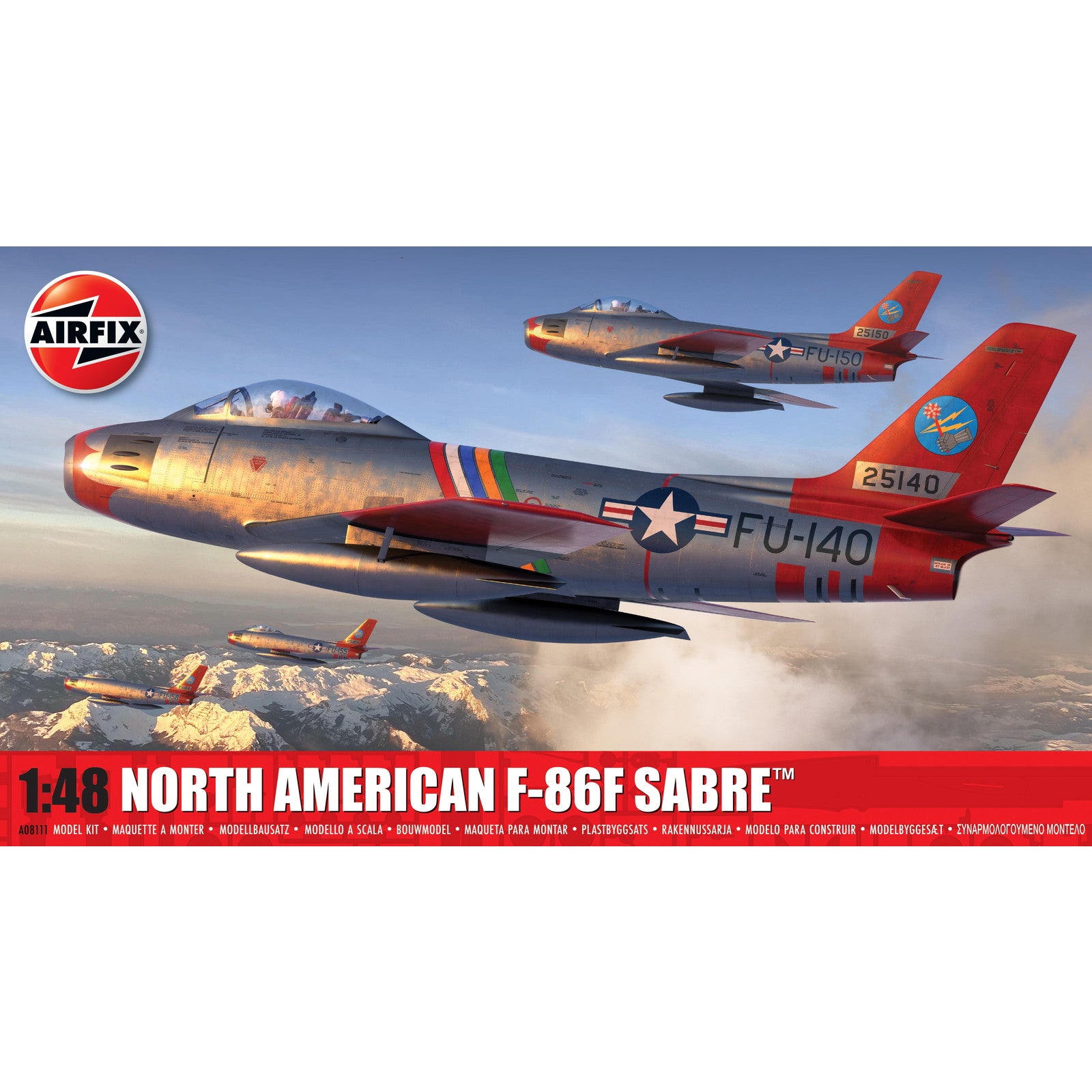 【新品即納】[PTM] 1/48 ノースアメリカン F-86F セイバー プラモデル(X8111) AIRFIX(エアフィックス)(20250430)