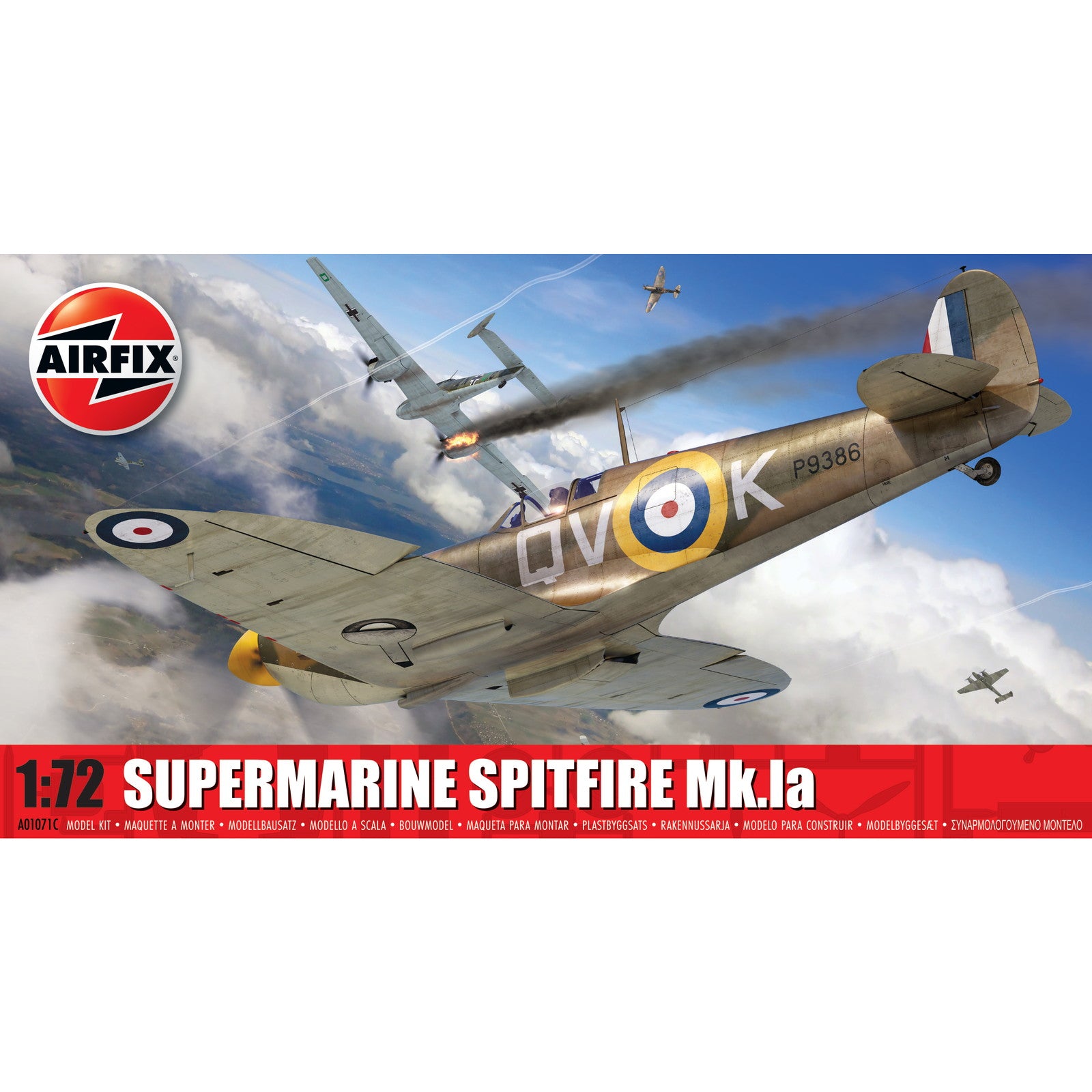 【新品即納】[PTM] 1/72 スーパーマリーン スピットファイア Mk.1A プラモデル(X-1071C) AIRFIX(エアフィックス)(20250430)