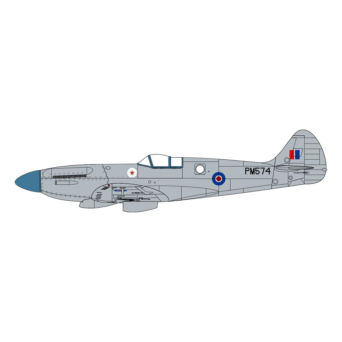 【新品即納】[PTM] 1/72 スーパーマリーン スピットファイア PR.XIX プラモデル(X-2017B) AIRFIX(エアフィックス)(20250430)
