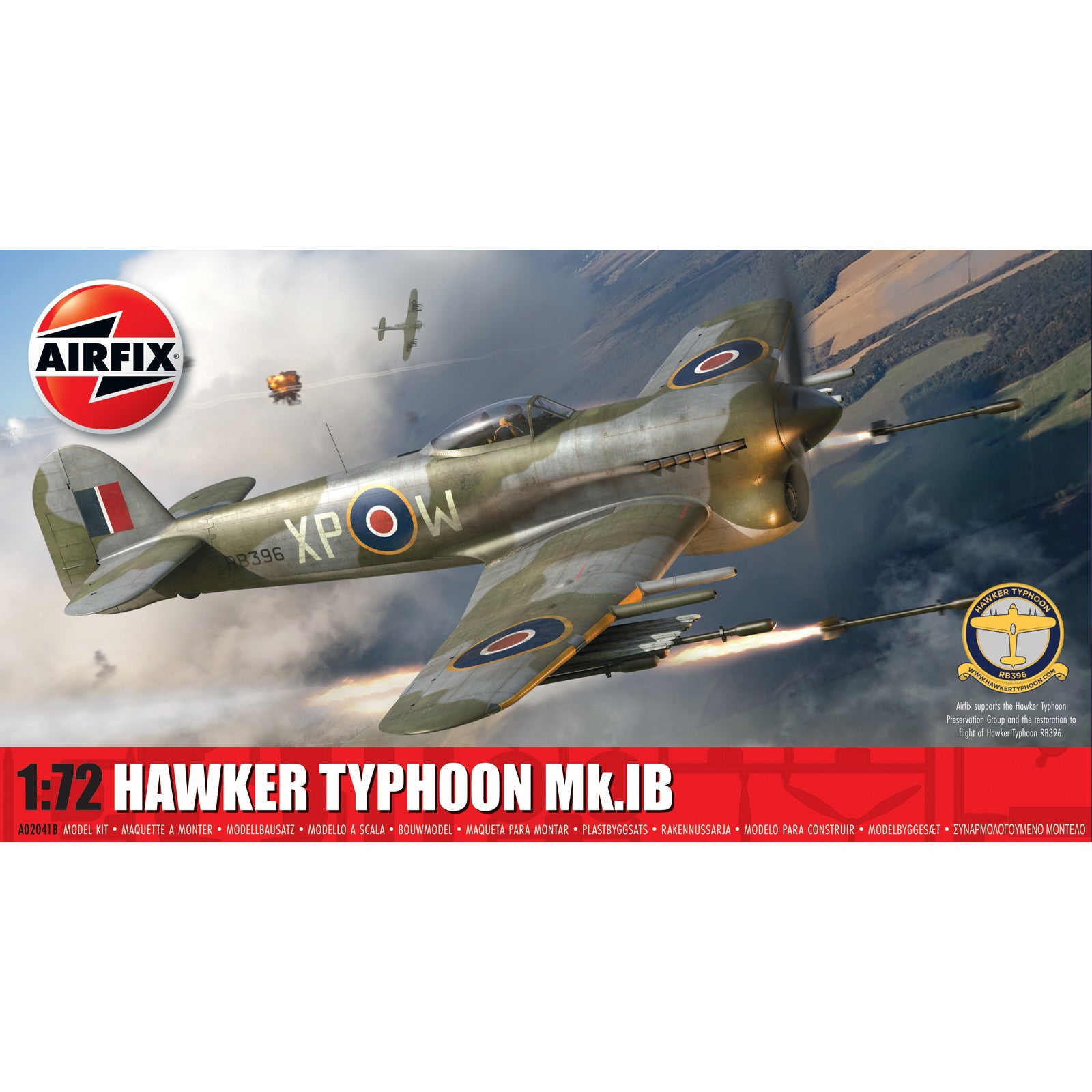 【新品即納】[PTM] 1/72 ホーカー タイフーン Mk.1B プラモデル(X-2041B) AIRFIX(エアフィックス)(20250430)