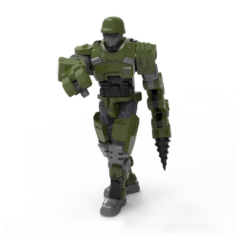 【新品即納】[PTM] レムナント・ドーム 1/30 WWS-O-01/04 マッチソルジャー/インダストリアルソルジャーズ プラスチックモデルキット(グリーン) プラモデル WARRIORS WORKSHOP(ウォーリアーズワークショップ)(20250531)