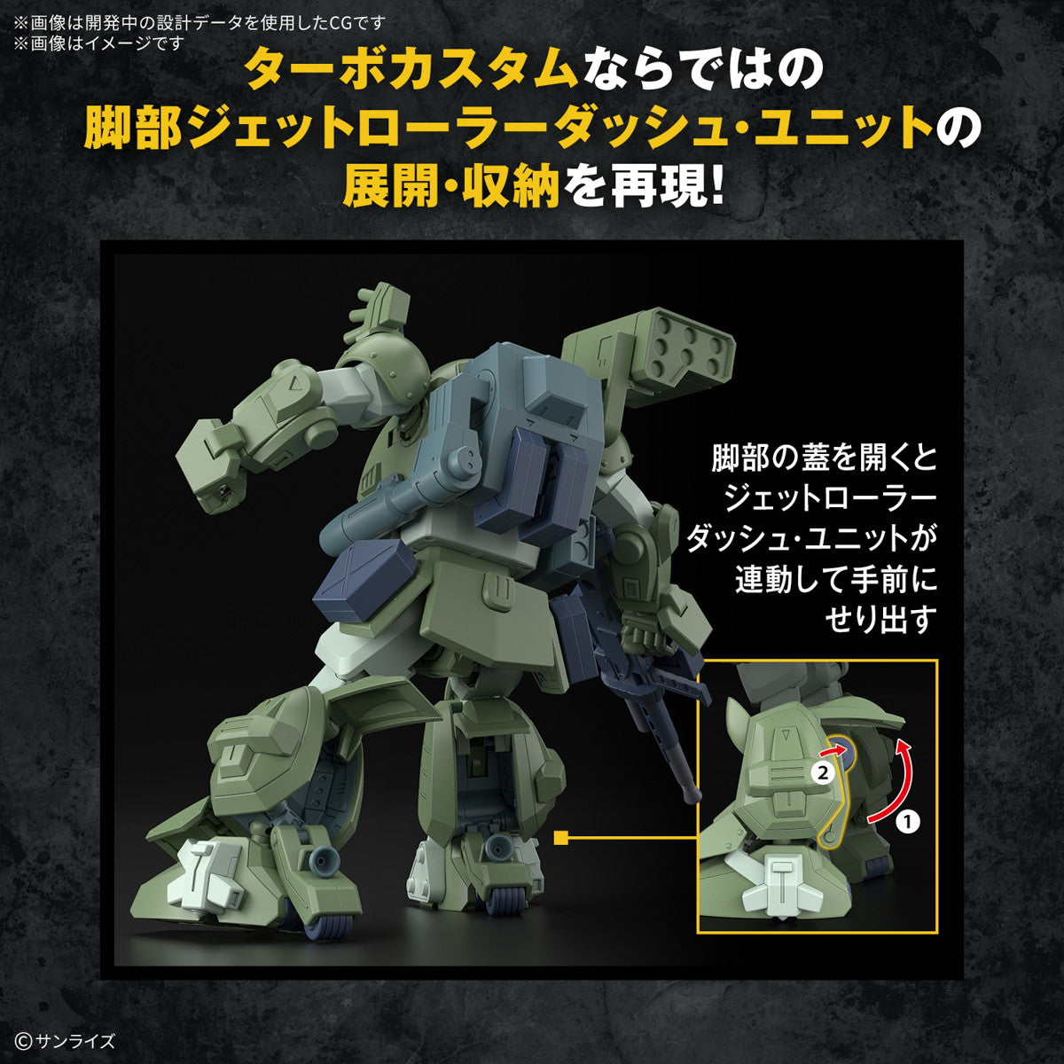 【新品即納】[PTM] (再販) HG スコープドッグターボカスタム 装甲騎兵ボトムズ ザ・ラストレッドショルダー プラモデル(5068559) バンダイスピリッツ(20251025)