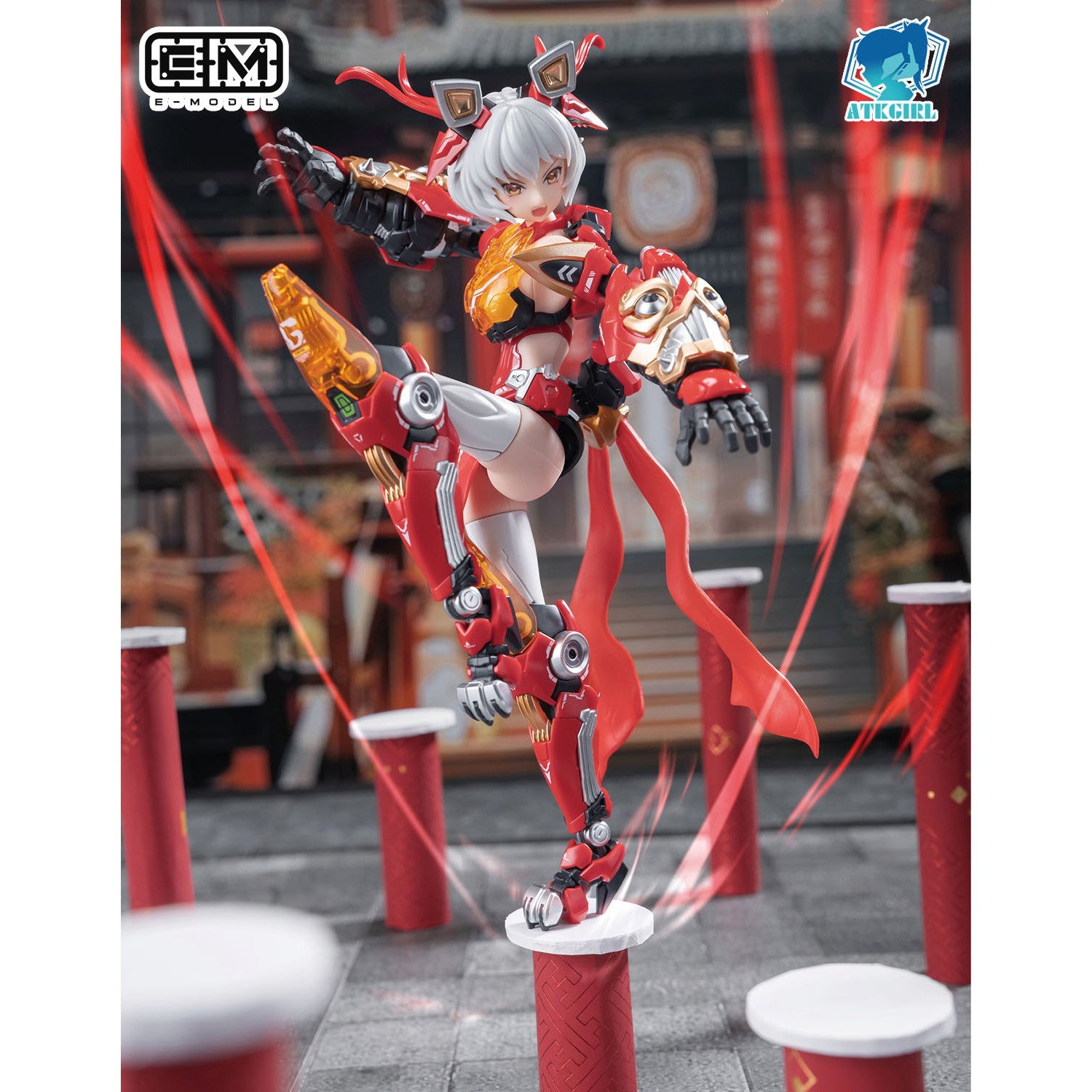 【新品即納】[PTM] 1/12 装甲少女 覚醒の獅子 リオン プラモデル(EM2024002) MONO/E-model(20250219)