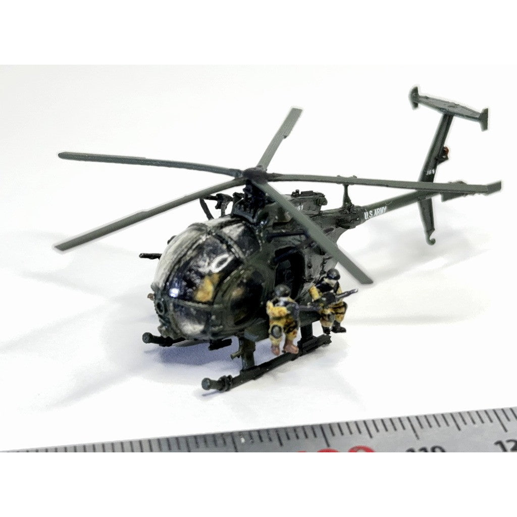 【新品即納】[PTM] 1/144 MH-6 リトルバード & デルタフォース隊員フィギュアセット(デカール付) レジンキット プラモデル(MTUAP-008) マツオカステン(20241231)