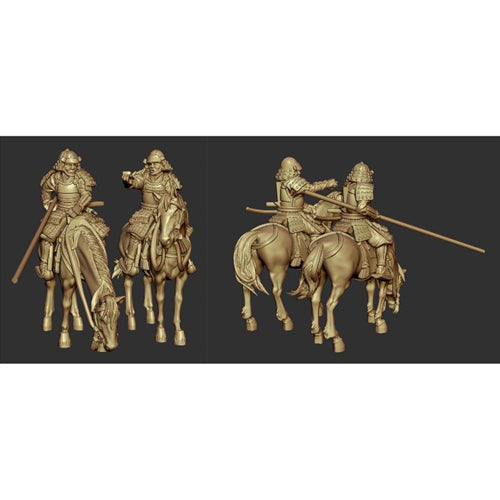 【予約安心出荷】[PTM] 1/72 戦国時代(日本) 騎馬武者 待機(2組セット、エッチング製武器付属) ガレージキット プラモデル(AHLAH88011) Artist Hobby(アーティストホビー)(2025年1月)