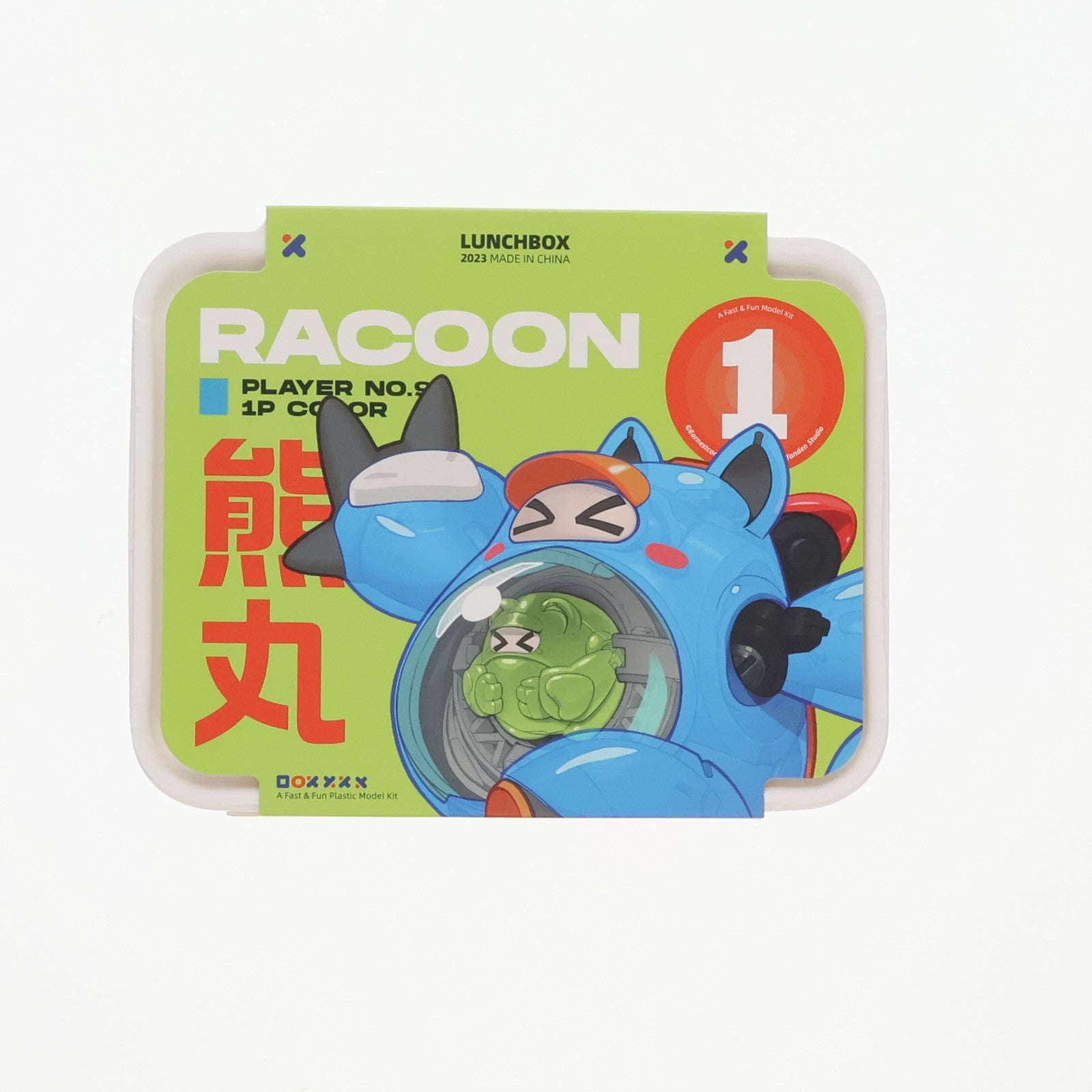 【中古即納】[PTM] 熊丸Racoon 1Pカラー(クリアーブルー) プラモデル(KM-093) 核誠治造(EARNESTCORE CRAFT/アニスコル)/ウェーブ(WAVE)(20231029)