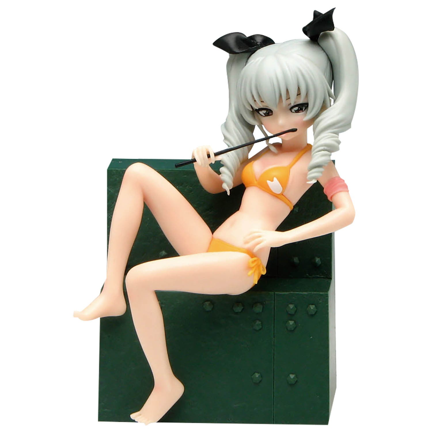 【新品即納】[PTM] (再販) 1/10 アンチョビ -水着ver.- ガルパン10周年記念特別版です! ガールズ&パンツァー カラーレジンキャストキット プラモデル(GPSP-12) プラッツ(20250131)