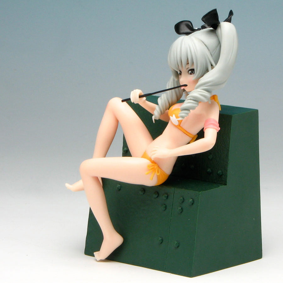 【新品即納】[PTM] (再販) 1/10 アンチョビ -水着ver.- ガルパン10周年記念特別版です! ガールズ&パンツァー カラーレジンキャストキット プラモデル(GPSP-12) プラッツ(20250131)