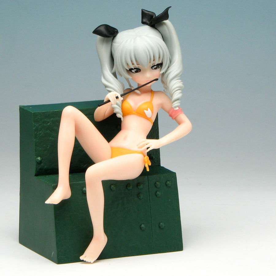 【新品即納】[PTM] (再販) 1/10 アンチョビ -水着ver.- ガルパン10周年記念特別版です! ガールズ&パンツァー カラーレジンキャストキット プラモデル(GPSP-12) プラッツ(20250131)