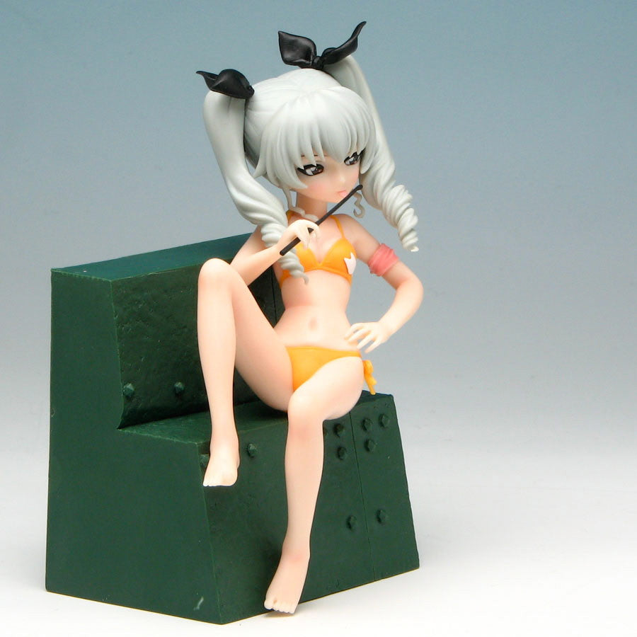 【新品即納】[PTM] (再販) 1/10 アンチョビ -水着ver.- ガルパン10周年記念特別版です! ガールズ&パンツァー カラーレジンキャストキット プラモデル(GPSP-12) プラッツ(20250131)