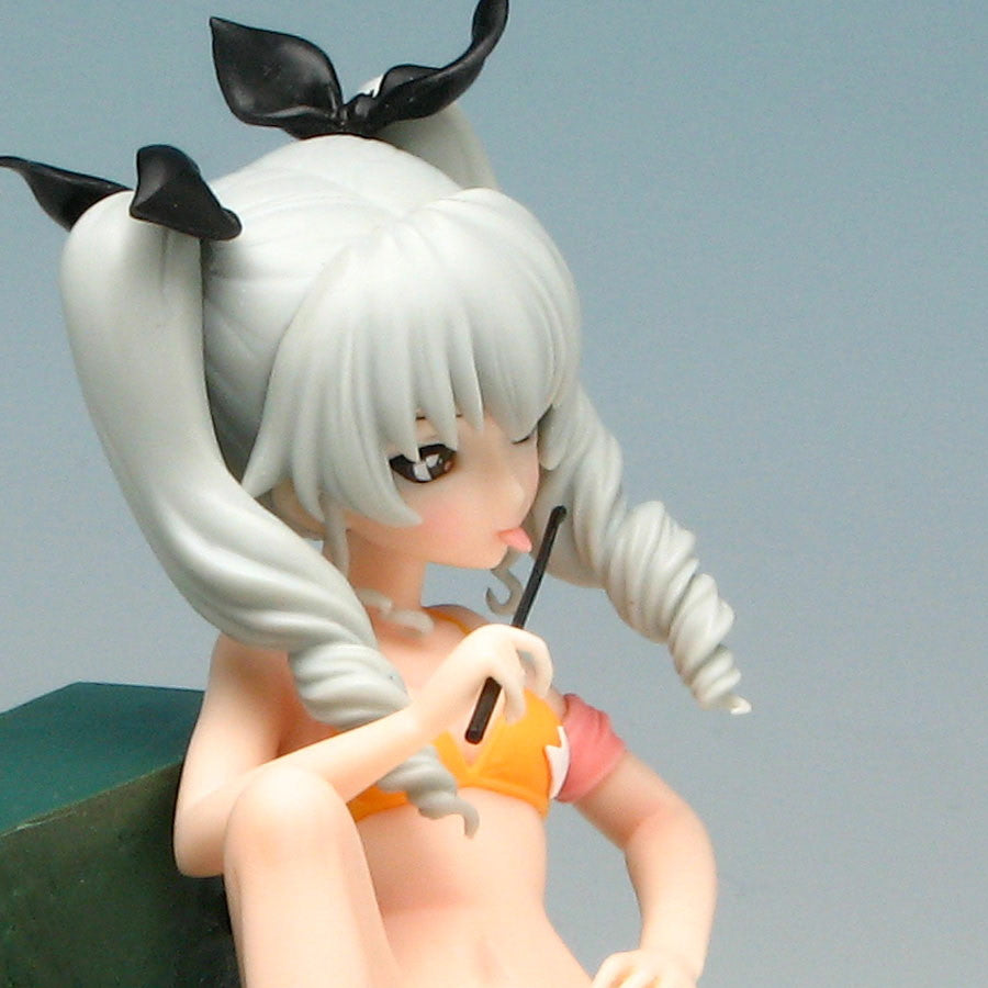 【新品即納】[PTM] (再販) 1/10 アンチョビ -水着ver.- ガルパン10周年記念特別版です! ガールズ&パンツァー カラーレジンキャストキット プラモデル(GPSP-12) プラッツ(20250131)