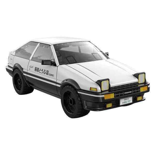 【新品即納】[PTM] リアルボディキット 藤原拓海(ふじわらたくみ) AE86 TRUENO 白 頭文字D(イニシャルD) ブロックキット プラモデル 童友社(20250331)