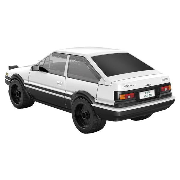 【新品即納】[PTM] リアルボディキット 藤原拓海(ふじわらたくみ) AE86 TRUENO 白 頭文字D(イニシャルD) ブロックキット プラモデル 童友社(20250331)