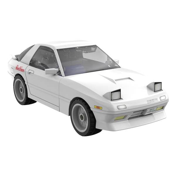 【新品即納】[PTM] リアルボディキット 高橋涼介(たかはしりょうすけ) RX7-FC3S 白 頭文字D(イニシャルD) ブロックキット プラモデル 童友社(20250331)