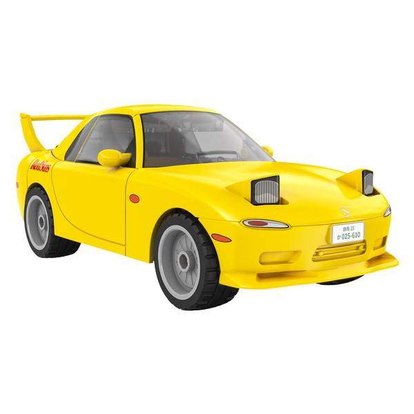 【新品】【お取り寄せ】[PTM] リアルボディキット 高橋啓介(たかはけいすけ) RX7-FD3S 黄 頭文字D(イニシャルD) ブロックキット プラモデル 童友社(20250331)