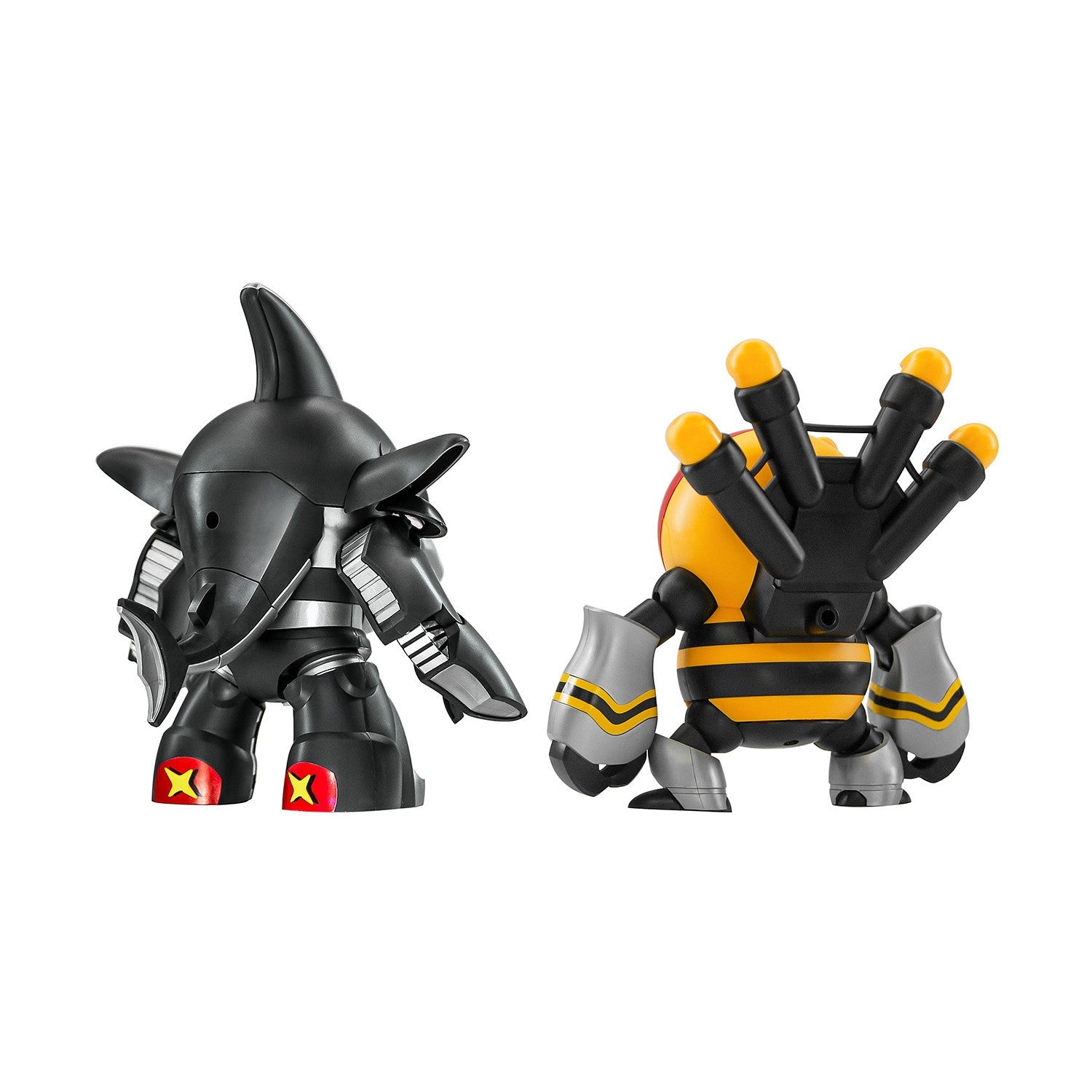【新品】【お取り寄せ】[PTM] (再販) カード2枚付属 QOSMOS シャークラー & スパイドン セット ビーロボカブタック プラモデル(KM-142) 橘猫工業(ORANGE CAT INDUSTRY)/ウェーブ(WAVE)(20251207)