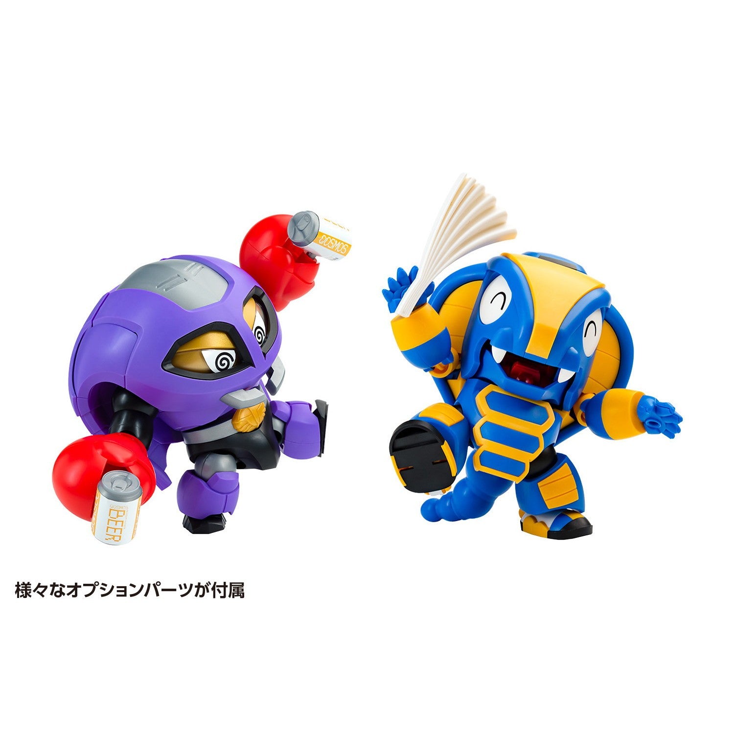 【新品】【お取り寄せ】[PTM] (再販) カード2枚付属 QOSMOS コブランダー & ガニラン セット ビーロボカブタック プラモデル(KM-143) 橘猫工業(ORANGE CAT INDUSTRY)/ウェーブ(WAVE)(20251207)
