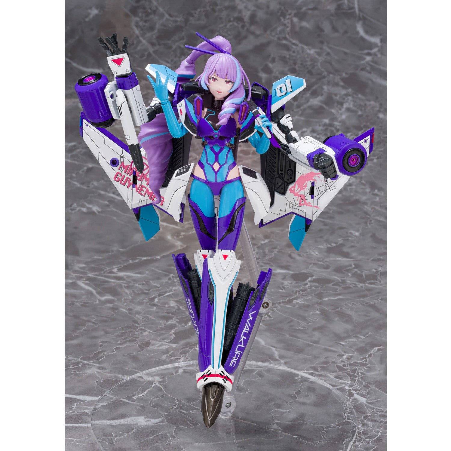 【新品即納】[PTM] V.F.G. MC-17 VF-31J ジークフリード 美雲・ギンヌメール マクロスΔ(デルタ) プラモデル アオシマ(20250522)