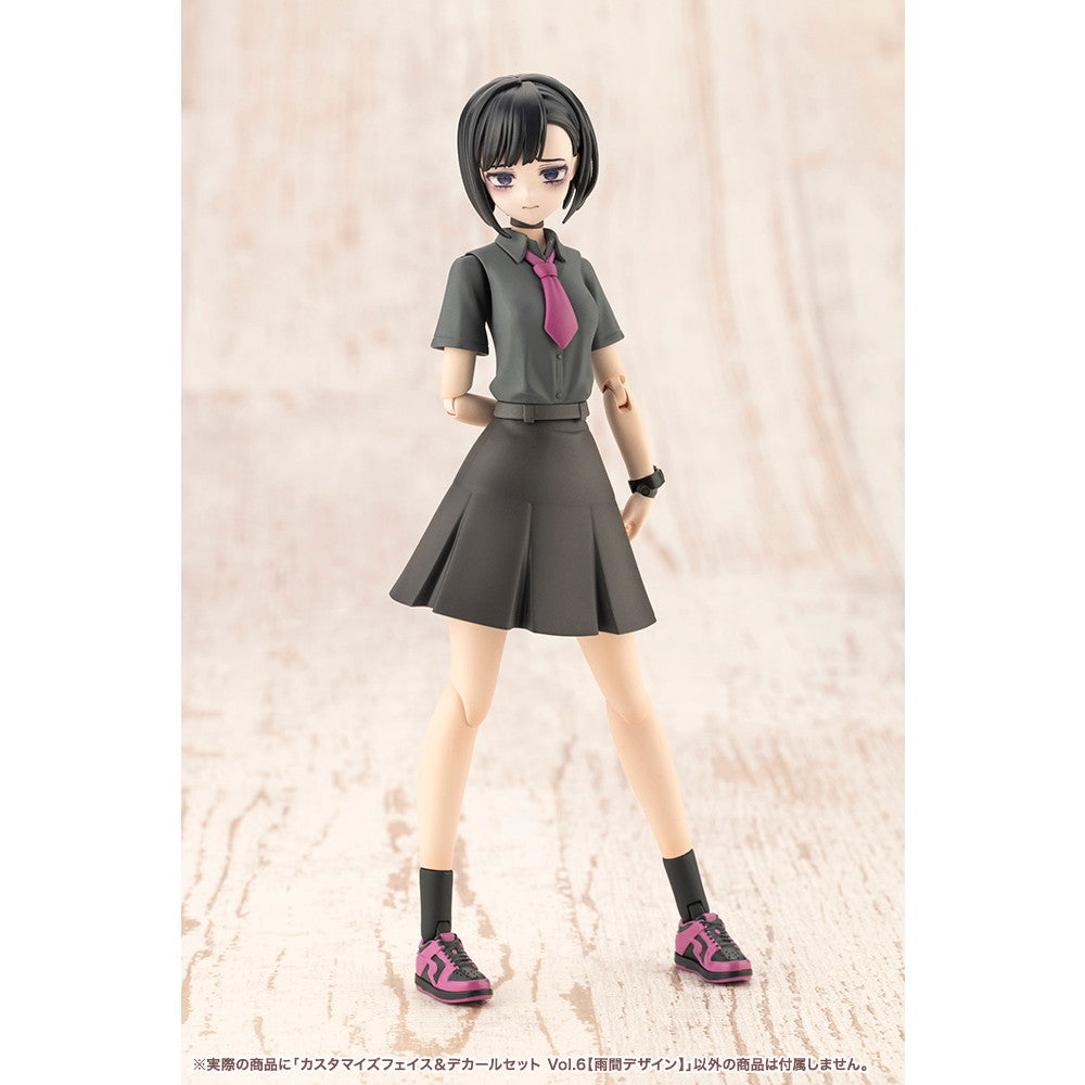 【中古即納】[PTM] 創彩少女庭園 1/10 カスタマイズフェイス&デカールセット Vol.6 雨間デザイン プラモデル用アクセサリ(JK059) コトブキヤ(20250621)