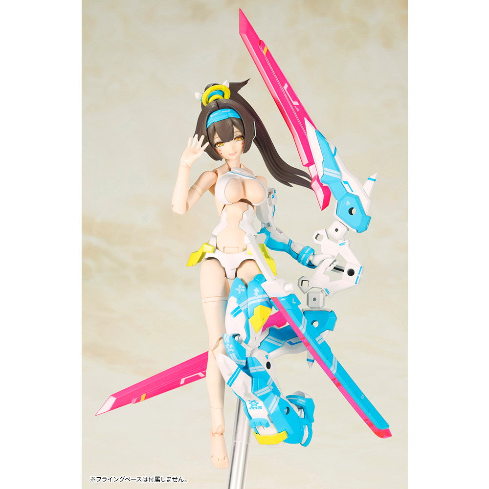 【中古即納】[PTM] (再々販) メガミデバイス 1/1 朱羅 弓兵 蒼衣(あすら きゅうへい あおい) プラモデル(KP466X) コトブキヤ(20250614)