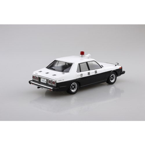 【新品即納】[PTM] ハピネット・ホビーマーケティング流通限定 ザ・モデルカー NO.SP 1/24 ニッサン HGC210 スカイライン パトロールカー '77 プラモデル(201589) アオシマ(20250430)