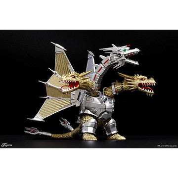 【新品即納】[PTM] マウスパッド付属 チビマルゴジラシリーズ No.1001 メカキングギドラ 70周年記念バージョン ゴジラVSキングギドラ プラモデル(172125) フジミ模型(FUJIMI)(20250503)