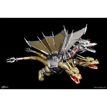 【新品即納】[PTM] マウスパッド付属 チビマルゴジラシリーズ No.1001 メカキングギドラ 70周年記念バージョン ゴジラVSキングギドラ プラモデル(172125) フジミ模型(FUJIMI)(20250503)