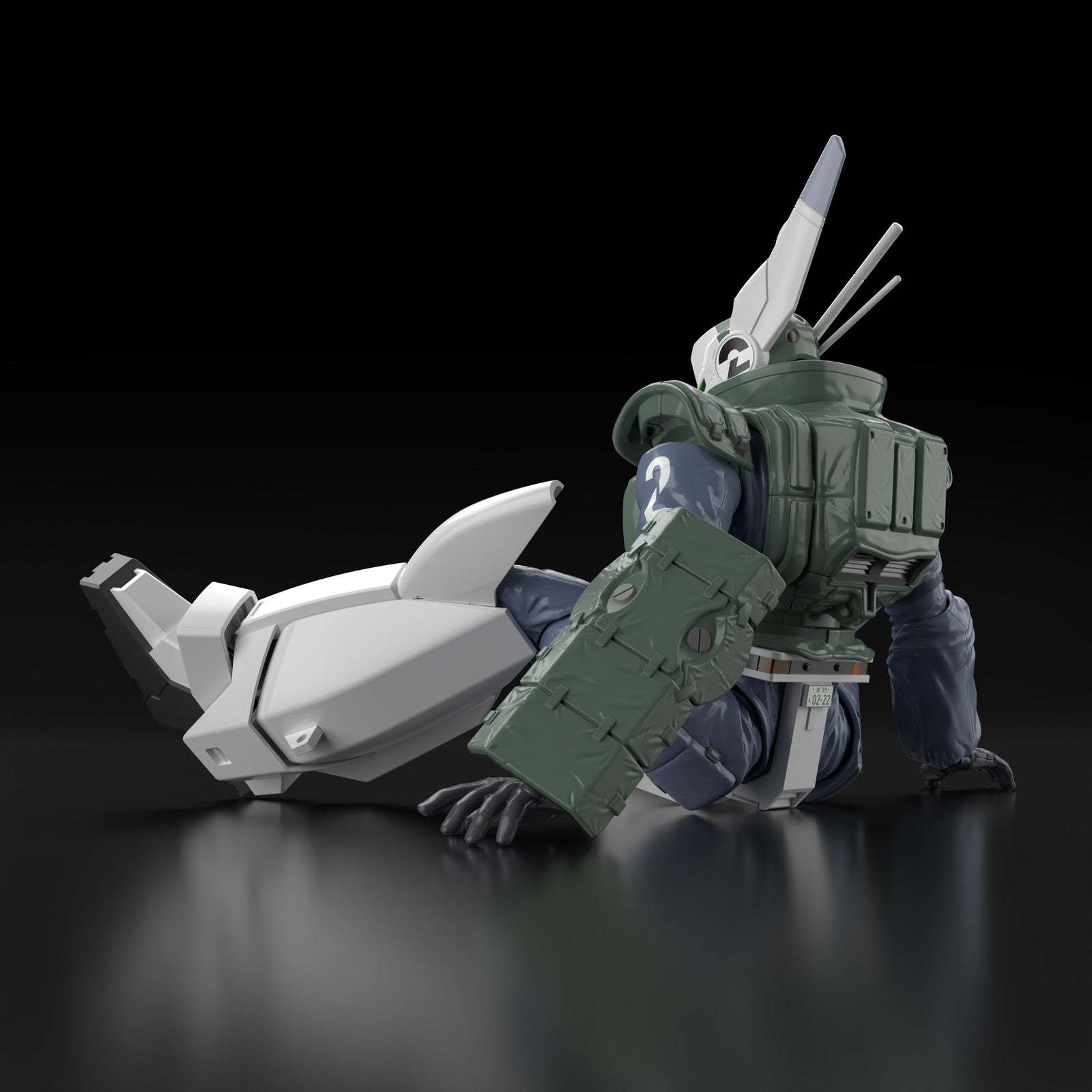 【中古即納】[PTM] (再販) ACKS 1/43 AV-98 イングラム リアクティブアーマー 機動警察パトレイバー2 the Movie プラモデル(MP-04) アオシマ(2025年6月)