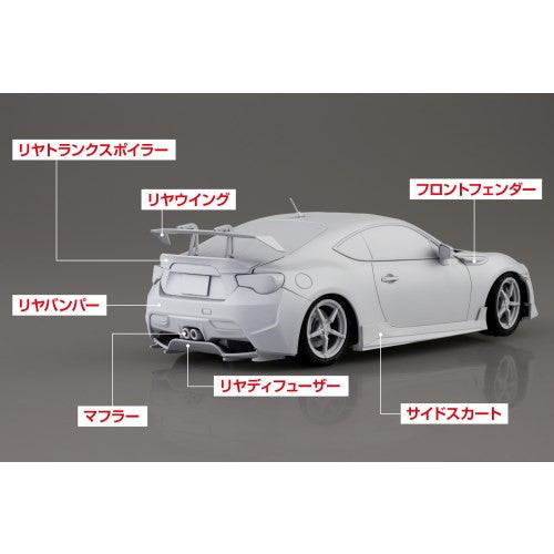 【中古即納】[PTM] 1/24 MFゴースト No.4 片桐夏向(かたぎりかなた) ZN6 TOYOTA86 第14巻 シーサイドダブルレーン仕様 プラモデル(067840) アオシマ(20250614)