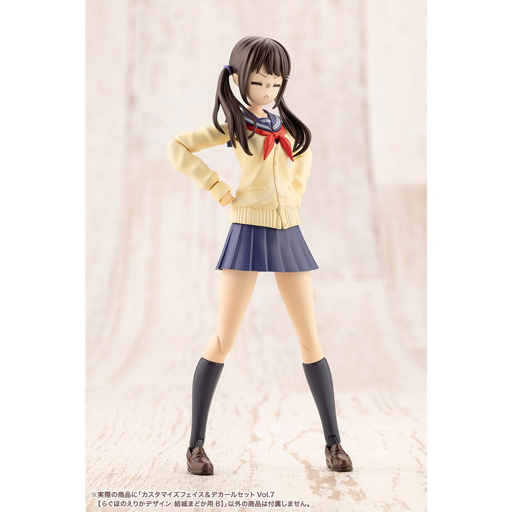 【中古即納】[PTM] 創彩少女庭園 1/10 カスタマイズフェイス&デカールセット Vol.7 らぐほのえりかデザイン 結城まどか用B プラモデル用アクセサリ(JK065) コトブキヤ(20250730)