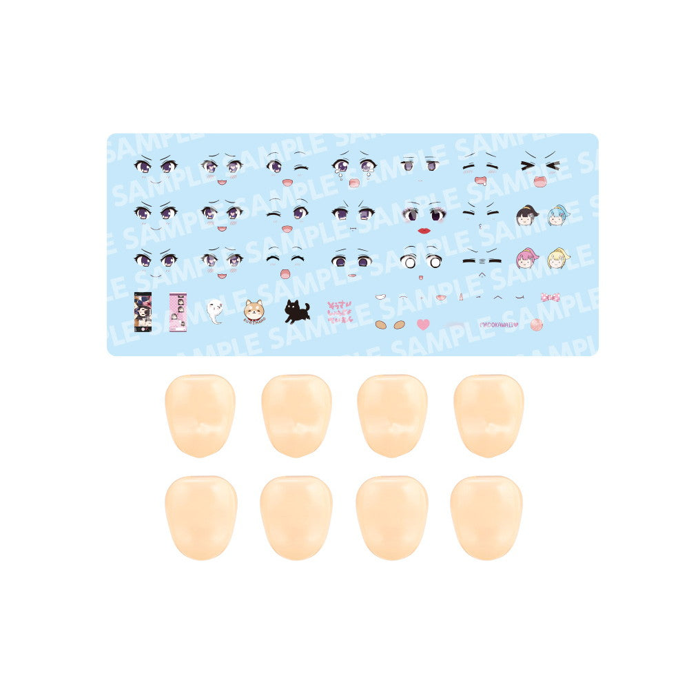 【新品】【お取り寄せ】[PTM] 創彩少女庭園 1/10 カスタマイズフェイス&デカールセット Vol.7 らぐほのえりかデザイン 結城まどか用B プラモデル用アクセサリ(JK065) コトブキヤ(20250730)