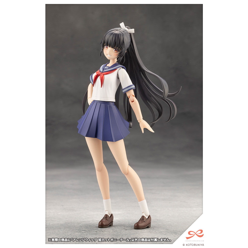 【予約安心出荷】[PTM] 創彩少女庭園 1/10 アレンジウィッグ 姫カットポニーテール プラモデル用アクセサリ(JK066) コトブキヤ(2025年7月)